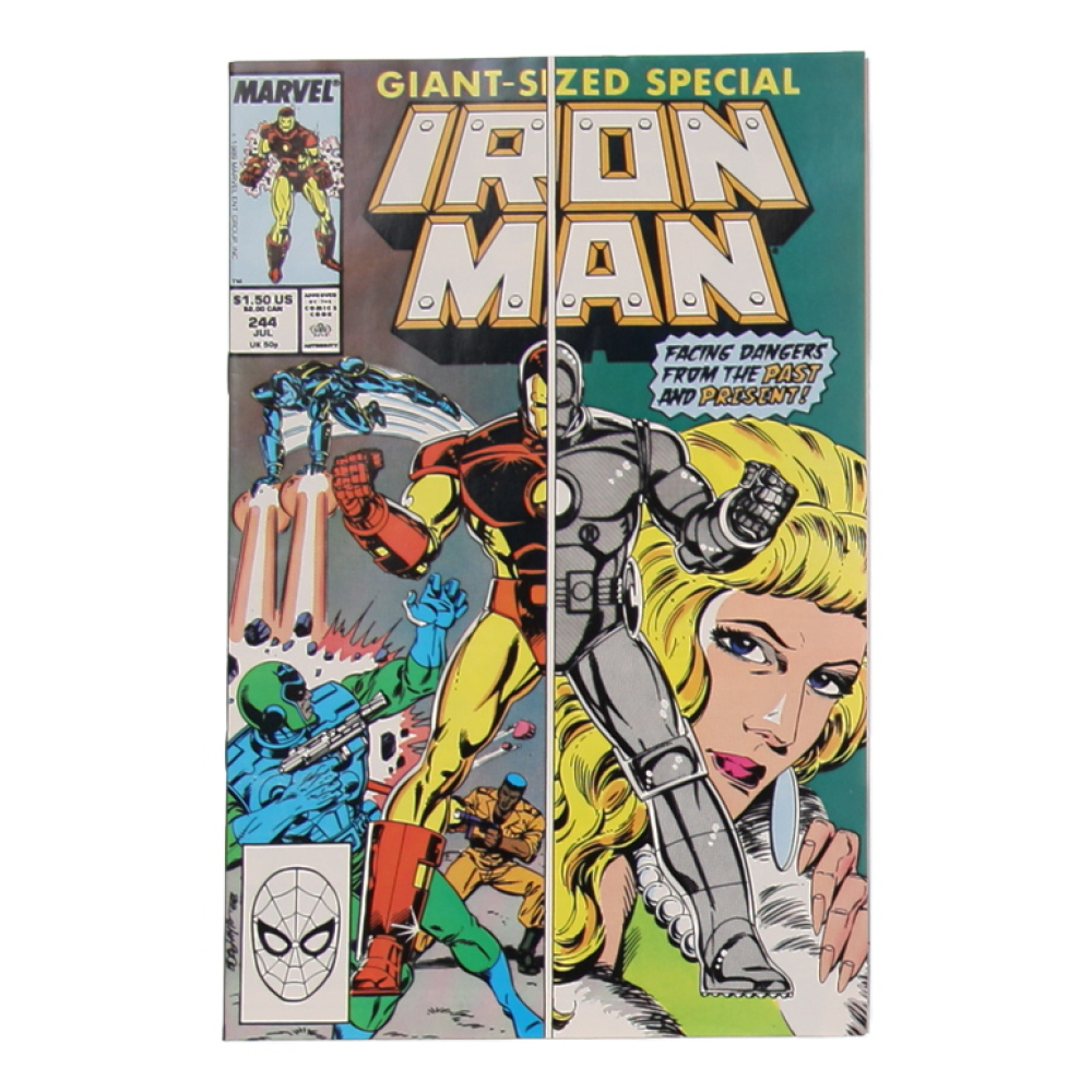 1989 "Iron Man" Issue #244 Marvel Comic Book at PristineAuction.com