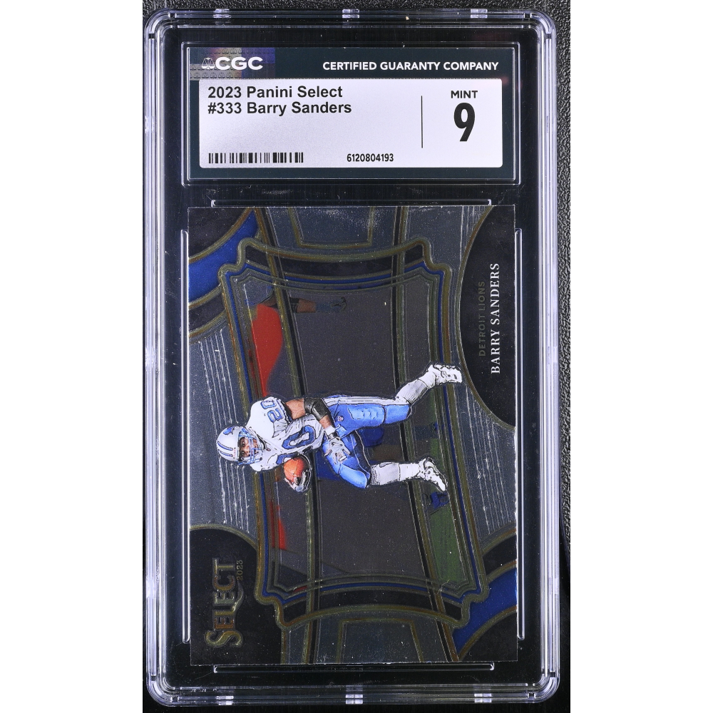 Barry Sanders 2023 Panini Select #333 (CGC 9) at PristineAuction.com