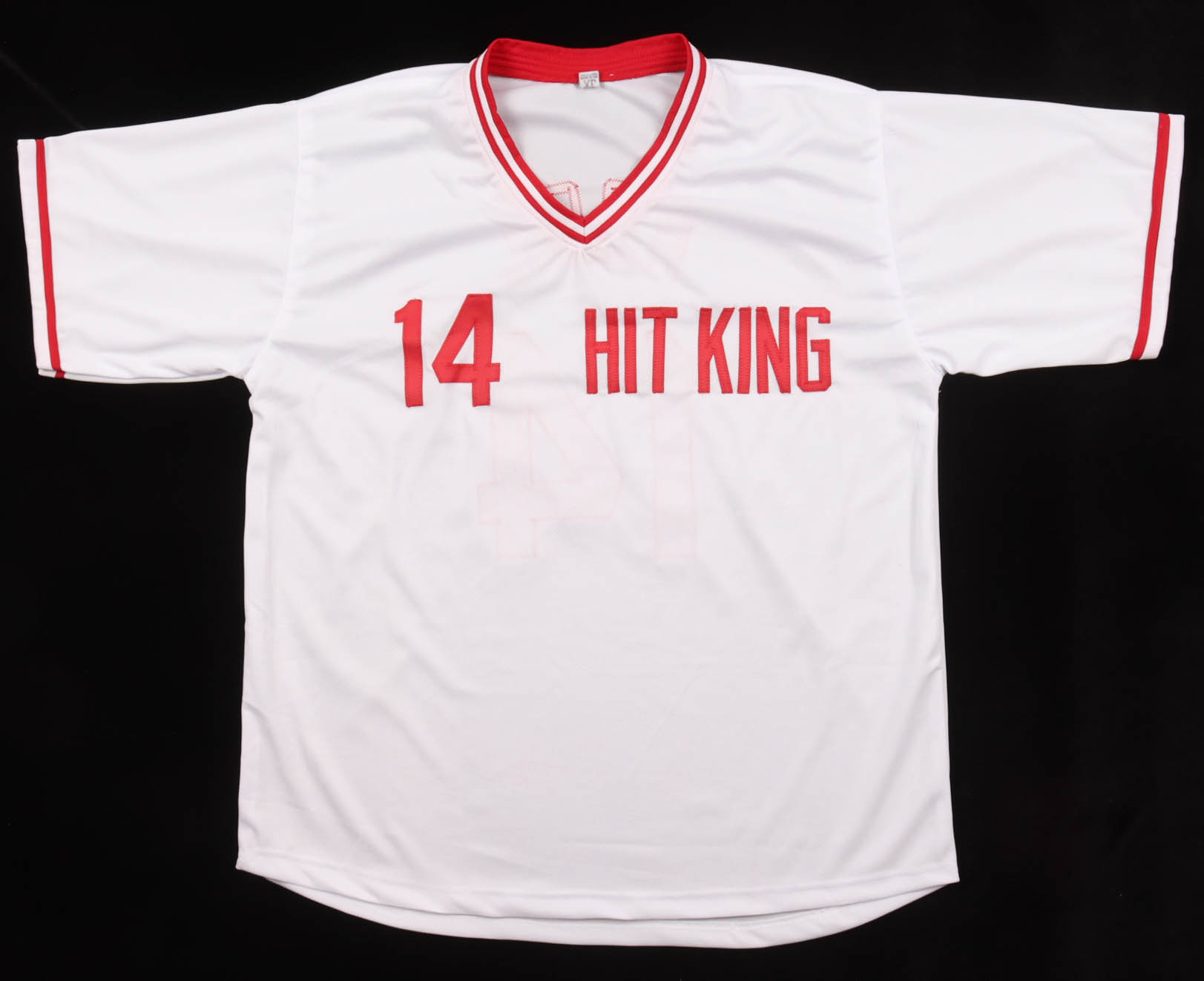 Pete Rose Signed Jersey (Rose) at PristineAuction.com Pete Rose Signed Jersey (Rose) at PristineAuction.com