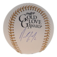 Nick Allen Signed Gold Glove Award Logo Baseball (JSA) at PristineAuction.com