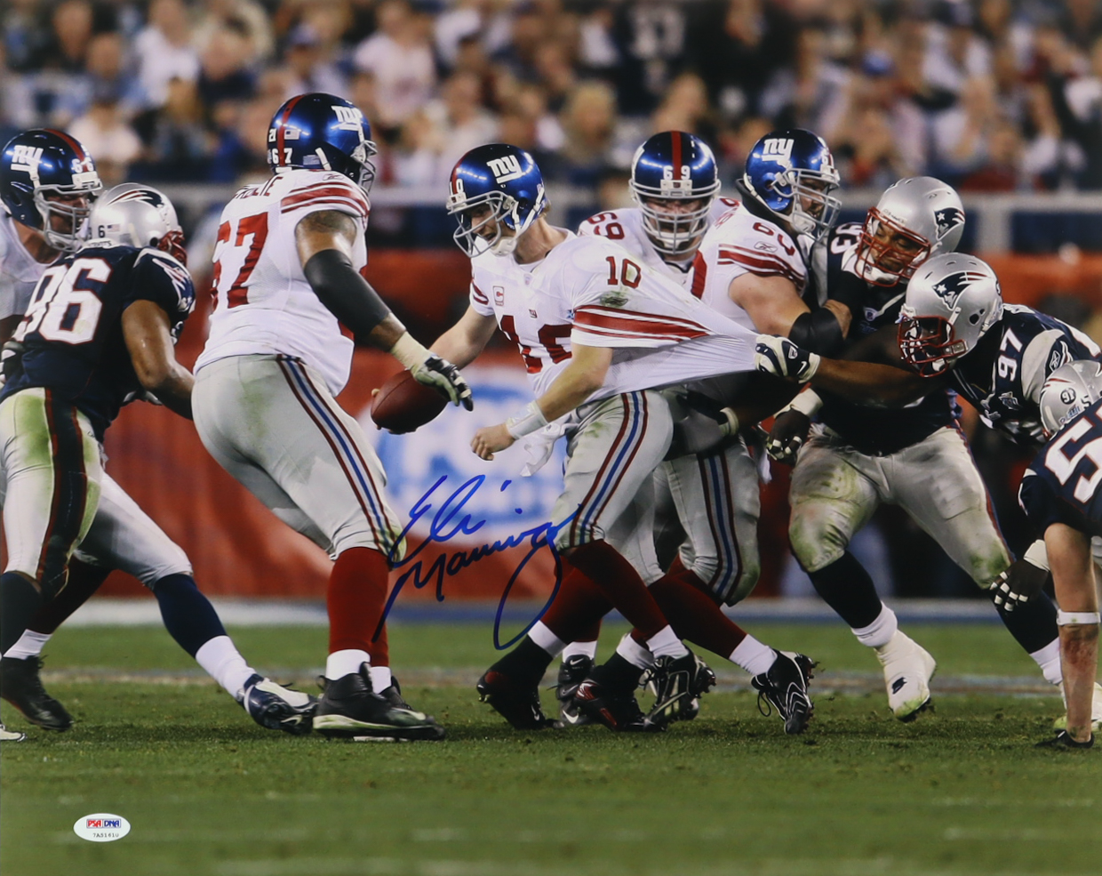 Eli Manning Signed Giants 16x20 Photo (PSA) at PristineAuction.com Eli Manning Signed Giants 16x20 Photo (PSA) at PristineAuction.com