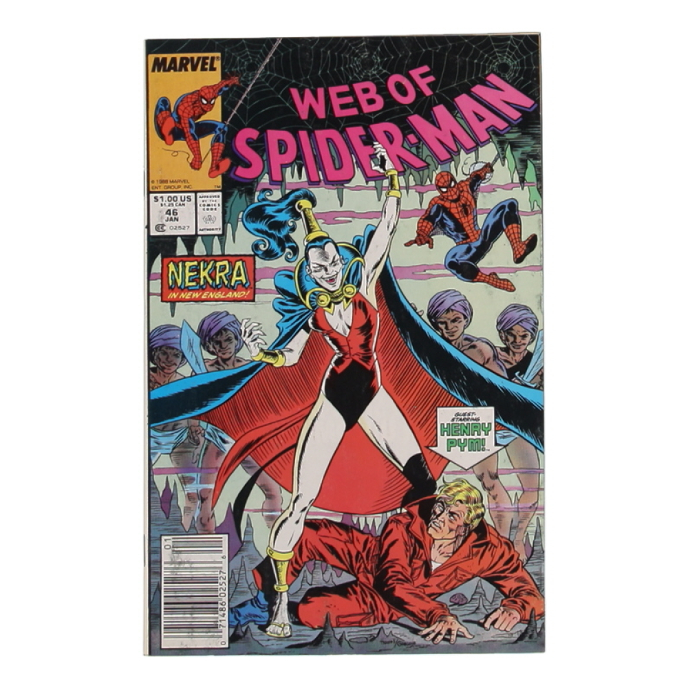 1989 "Web Of Spider-Man" Issue #46 Marvel Comic Book at PristineAuction.com