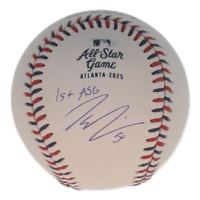 Kris Bubic Signed 2025 All-Star Game Logo Baseball Inscribed "1st ASG" (JSA) at PristineAuction.com