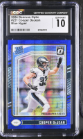 Cooper DeJean 2024 Donruss Optic Blue Hyper #221 RR RC (CGC 10) at PristineAuction.com