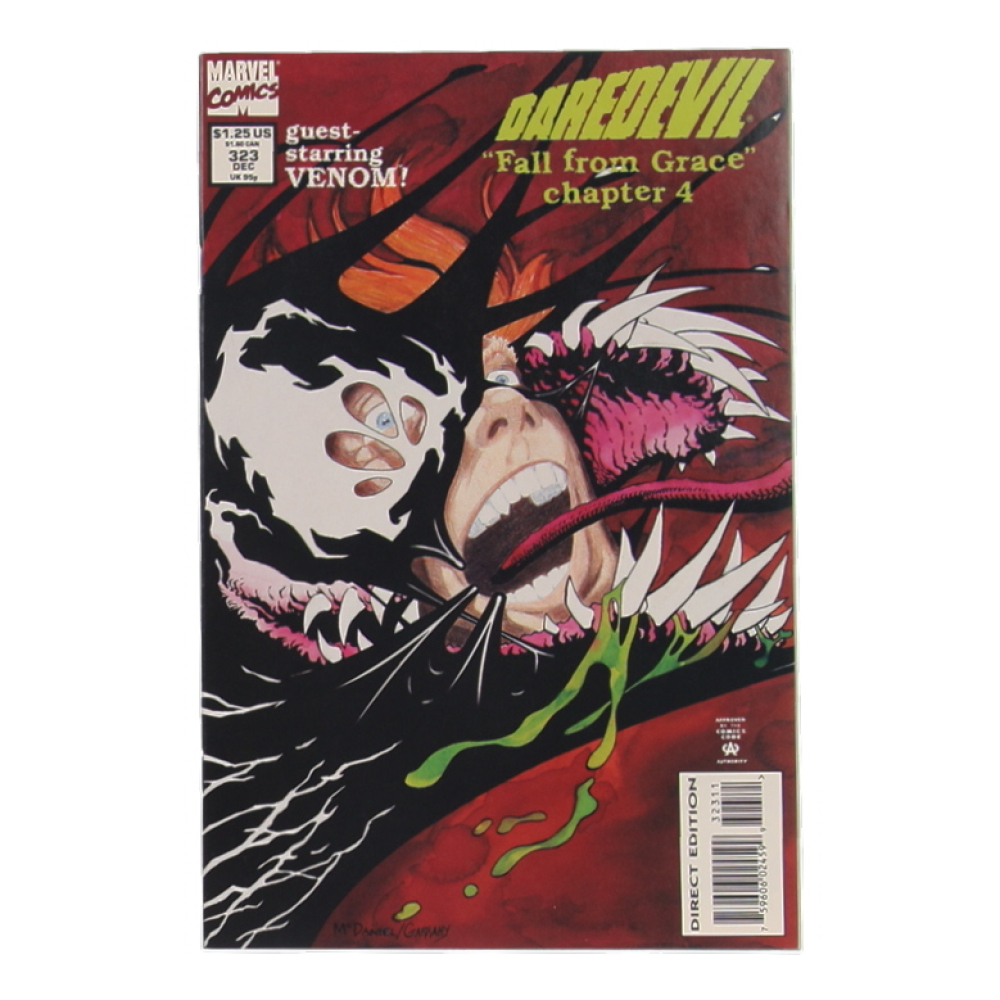 1993 "Daredevil: Fall From Grace" Issue #323 Marvel Comic Book at PristineAuction.com
