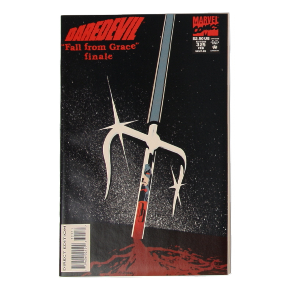 1994 "Daredevil: Fall From Grace" Issue #325 Marvel Comic Book at PristineAuction.com