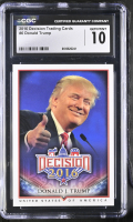 Donald Trump 2016 Decision Trading Cards #6 (CGC 10) at PristineAuction.com