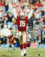 Joe Montana Signed 49ers 16x20 Photo (Beckett) at PristineAuction.com