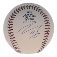 Brandon Lowe Signed 2025 All-Star Game Logo Baseball (JSA) at PristineAuction.com