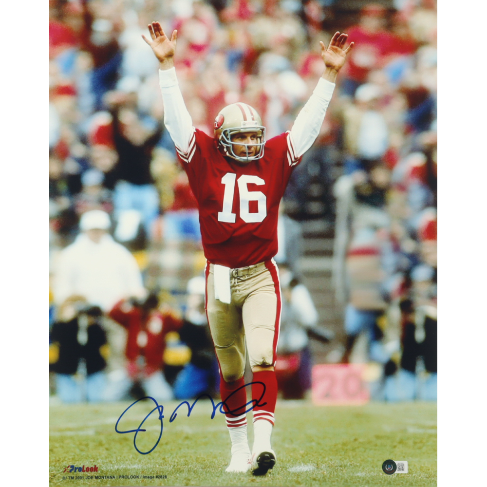 Joe Montana Signed 49ers 16x20 Photo (Beckett) at PristineAuction.com