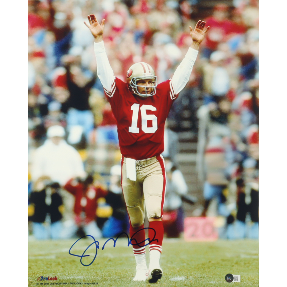 Joe Montana Signed 49ers 16x20 Photo (Beckett) at PristineAuction.com