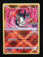 Radiant Charizard 2022 Pokemon TCG Sword & Shield Pokemon GO #011 at PristineAuction.com