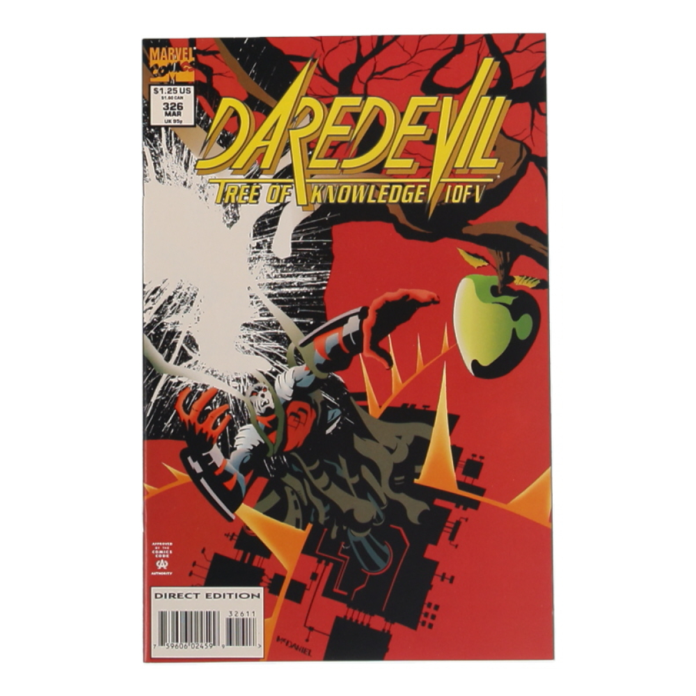 1994 "Daredevil: Tree of Knowledge" Issue #326 Marvel Comic Book at PristineAuction.com