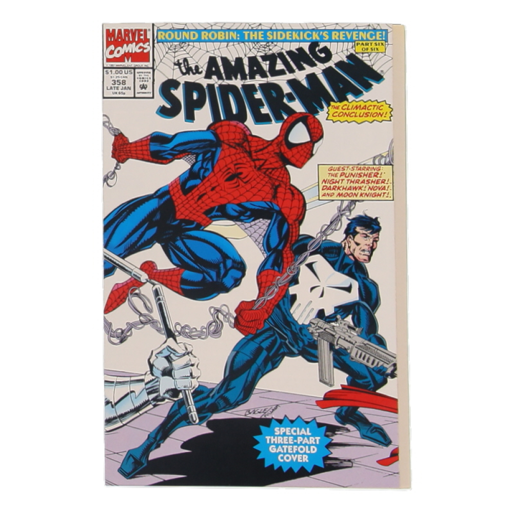 1992 "The Amazing Spider-Man" Issue #358 Marvel Comic Book at PristineAuction.com