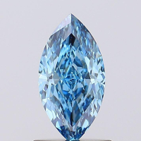 1.01 Carats Lab Grown Fancy Vivid Blue Diamond Loose VS2 | $2,000 Estimated Retail Value (UGL & IGI Certs) at PristineAuction.com