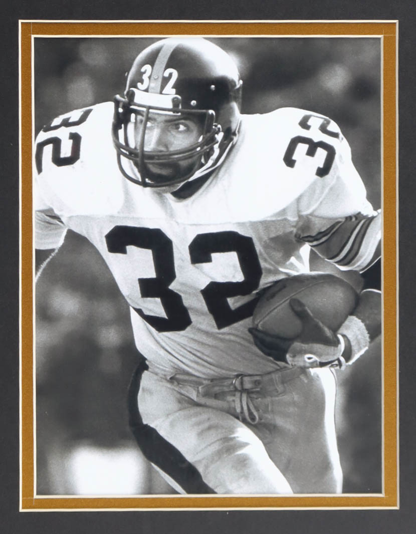 Franco Harris Signed Custom Framed Cut Display with Jersey & (3) Super Bowl Pins (PSA) at PristineAuction.com Franco Harris Signed Custom Framed Cut Display with Jersey & (3) Super Bowl Pins (PSA) at PristineAuction.com