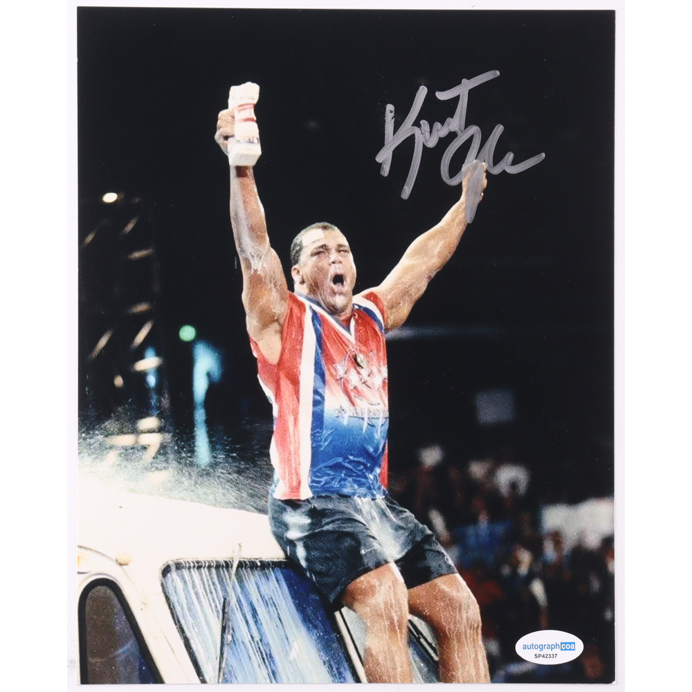 Kurt Angle Signed WWE 8x10 Photo (ACOA) at PristineAuction.com