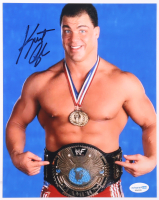 Kurt Angle Signed WWE 8x10 Photo (ACOA) at PristineAuction.com