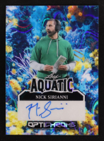 Nick Sirianni 2025 Leaf Optichrome Aquatic Signatures Lava Coral #ANS1 #1/1 at PristineAuction.com
