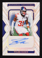 Tyler Nubin 2024 Panini National Treasures Autograph Holo Gold #101 #02/10 RC at PristineAuction.com