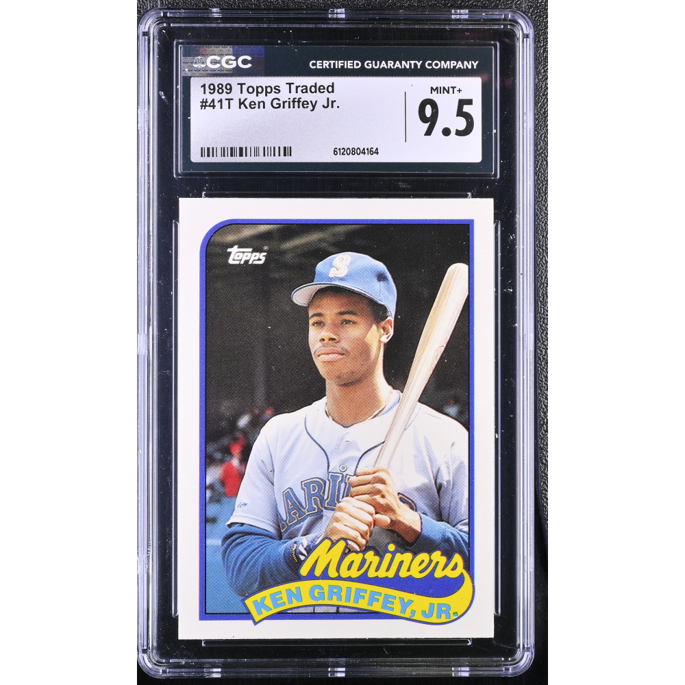 Ken Griffey Jr. 1989 Topps Traded #41T RC (CGC 9.5) at PristineAuction.com