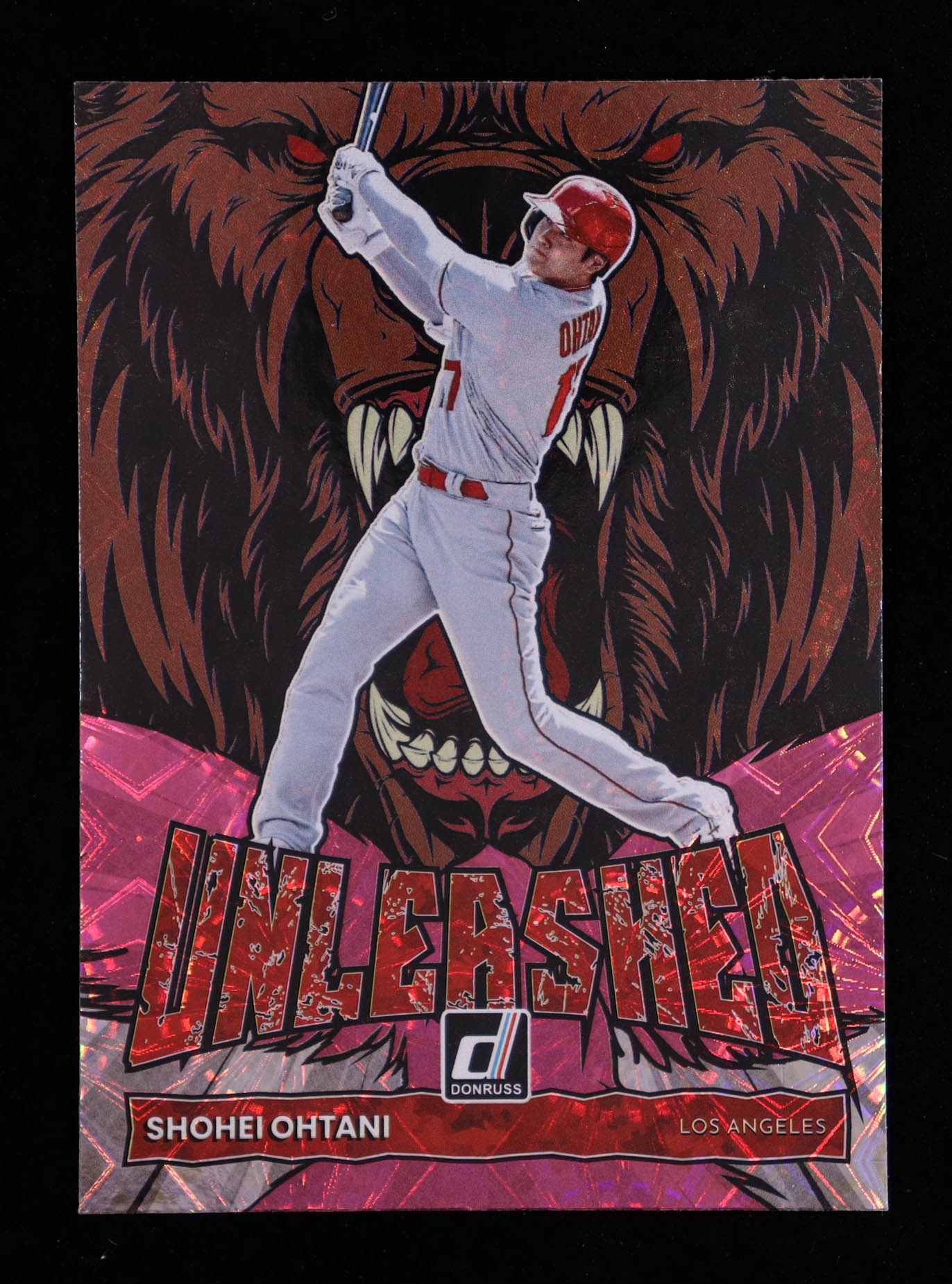 Shohei Ohtani 2022 Donruss Unleashed Pink Fireworks #6 at PristineAuction.com Shohei Ohtani 2022 Donruss Unleashed Pink Fireworks #6 at PristineAuction.com