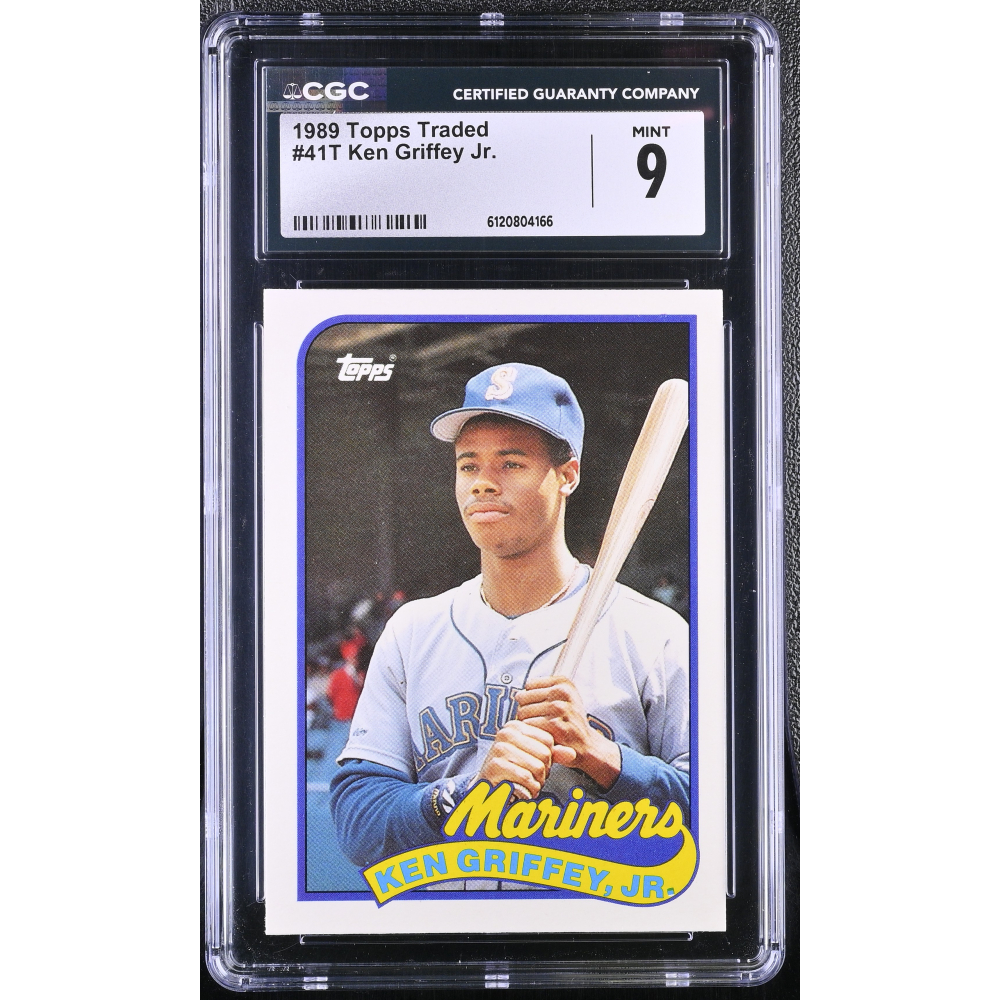 Ken Griffey Jr. 1989 Topps Traded #41T RC (CGC 9) at PristineAuction.com