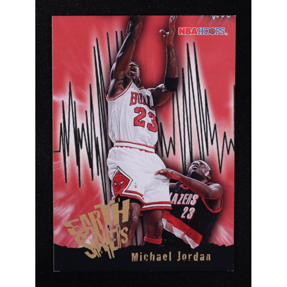 Michael Jordan 1995-96 NBA Hoops Skybox Earth Shakers #358 at PristineAuction.com