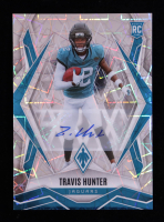 Travis Hunter 2025 Panini Phoenix Rookie Autographs Lazer #157 RC at PristineAuction.com