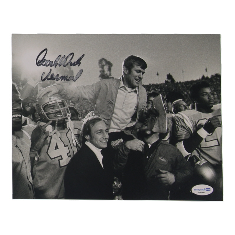 Dick Vermeil Signed UCLA Bruins 8x10 Photo Inscribed "Coach" (ACOA) at PristineAuction.com Dick Vermeil Signed UCLA Bruins 8x10 Photo Inscribed "Coach" (ACOA) at PristineAuction.com