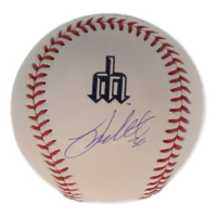 Logan Gilbert Signed OML Mariners CityConnect Logo Baseball (JSA) at PristineAuction.com