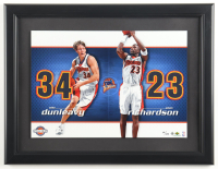 Mike Dunleavy & Jason Richardson Custom Framed Upper Deck Jersey Number Collection #13/100 at PristineAuction.com