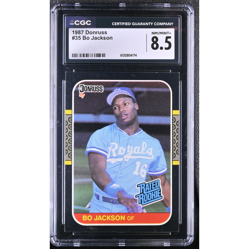 Bo Jackson 1987 Donruss #35 RC (CGC 8.5) at PristineAuction.com