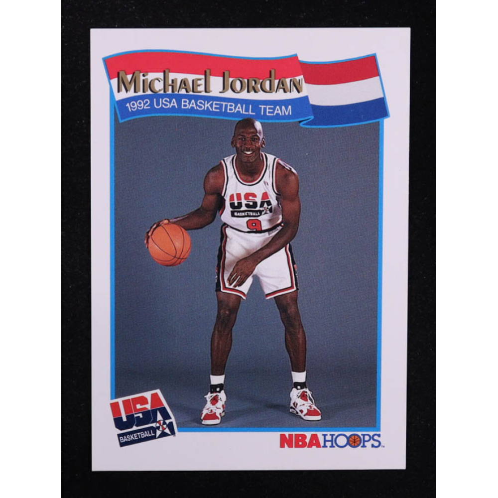Michael Jordan 1991 NBA Hoops USA Basketball #55 at PristineAuction.com