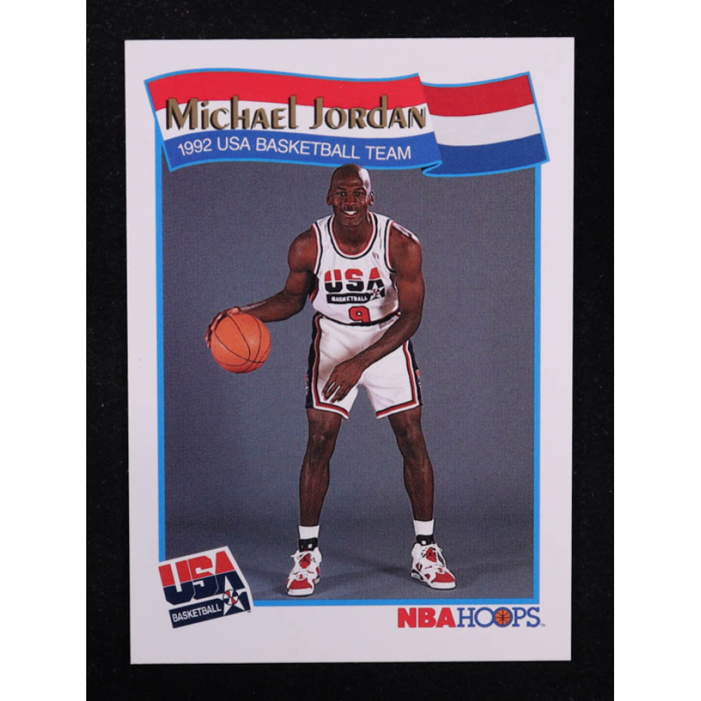 Michael Jordan 1991 NBA Hoops USA Basketball #55 at PristineAuction.com