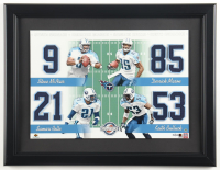 Steve McNair / Derrick Mason / Samari Rolle / Keith Bulluck Custom Framed Upper Deck Jersey Numbers Collection #54/100 at PristineAuction.com