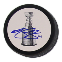 Brian Gionta Signed Stanley Cup Logo Hockey Puck (JSA) at PristineAuction.com