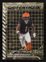 Ja'Marr Chase 2025 Leaf Optichrome Optimus Gold #0B26 #1/1 at PristineAuction.com