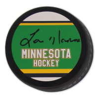 Lou Nanne Signed North Stars Logo Hockey Puck (JSA) at PristineAuction.com