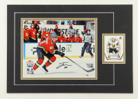 Jonathan Marchessault Signed 12x17 Custom Matted Photo Display with Trading Card (Fanatics) at PristineAuction.com