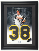 Jason Bay 2005 Upper Deck Jersey Numbers Collection Framed #NNO #27/100 at PristineAuction.com