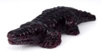 30.41 Carats Natural Ruby Carving of a Crocodile at PristineAuction.com