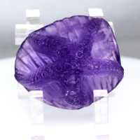 33.79 Carats Amethyst Carving of a Starfish at PristineAuction.com