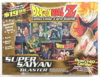 2002 Dragon Ball Z Score TCG Super Saiyan Blaster Box with (10) Booster Packs at PristineAuction.com