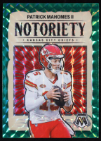 Patrick Mahomes II 2024 Panini Mosaic Notoriety Mosaic Green #1 at PristineAuction.com