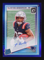 Treveyon Henderson 2025 Panini Donruss Optic RR Auto #248 RC #105/149 at PristineAuction.com