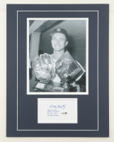 Bobby Shantz Signed 14x18 Custom Matted Cut Display with Photo with Extensive Inscription (JSA) at PristineAuction.com