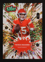 Patrick Mahomes II 2025 Wild Card Splat Background 6 Gold Sparkle #PM #1/1 at PristineAuction.com