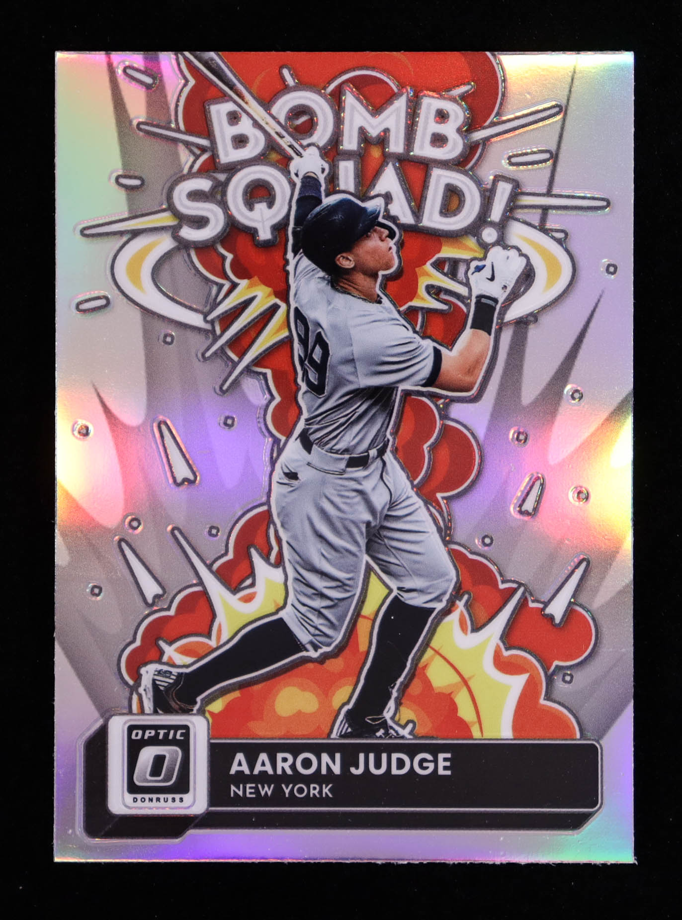 Aaron Judge 2022 Donruss Optic Bomb Squad Holo #6 at PristineAuction.com Aaron Judge 2022 Donruss Optic Bomb Squad Holo #6 at PristineAuction.com