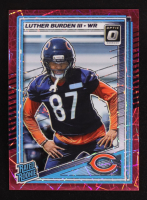 Luther Burden III 2025 Panini Donruss Optic Pink Velocity RR #248 RC #57/99 at PristineAuction.com